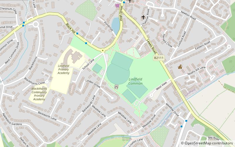 Lindfield Cricket Club Ground location map