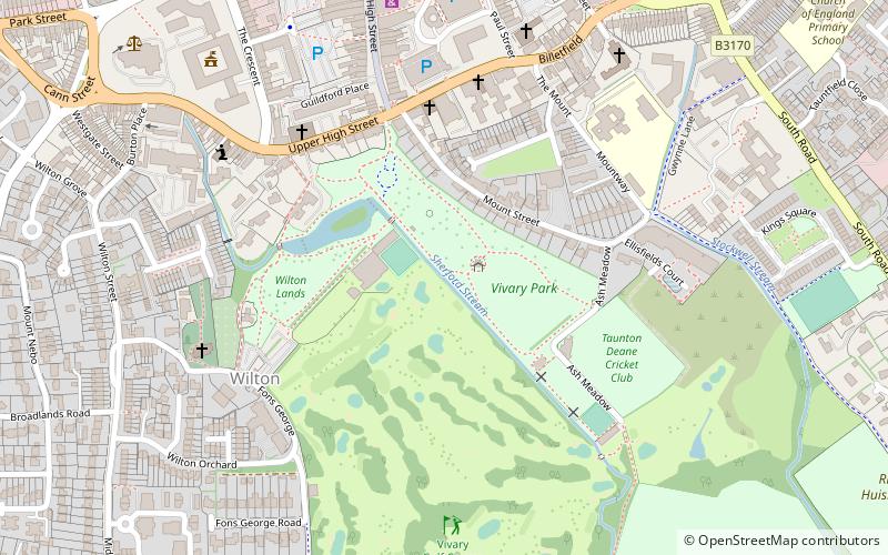 Vivary Park location map