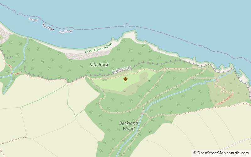 Windbury Head location map