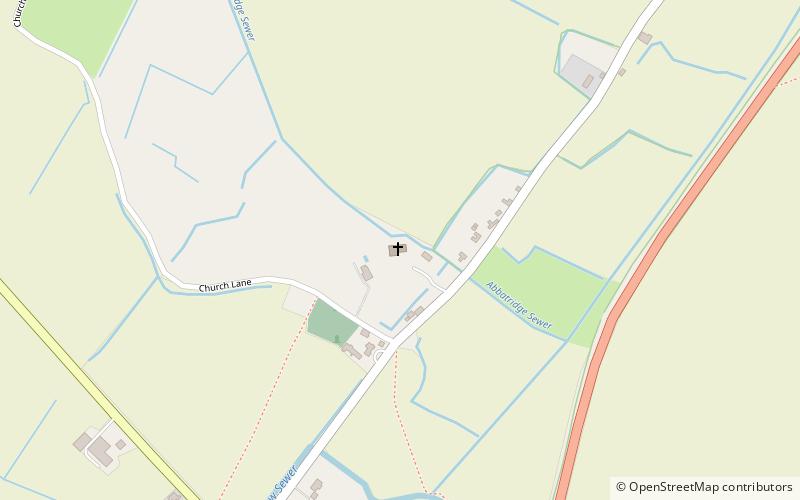 St Eanswith's Church location map