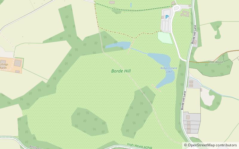 Borde Hill Garden location map