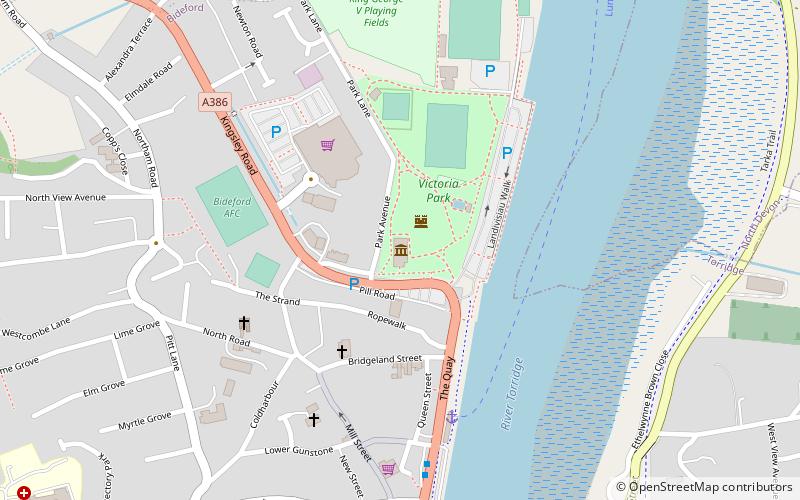 Burton at Bideford location map