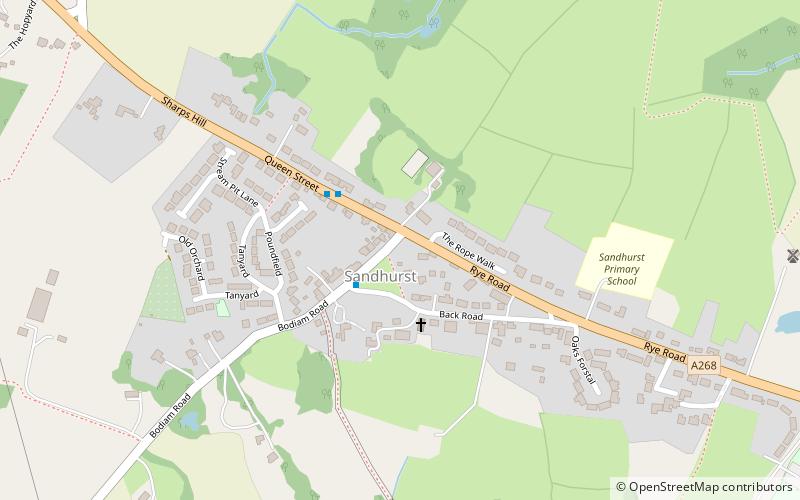 Sandhurst War Memorial location map