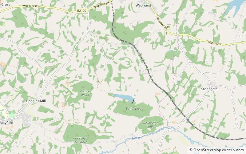 Wadhurst Park location map