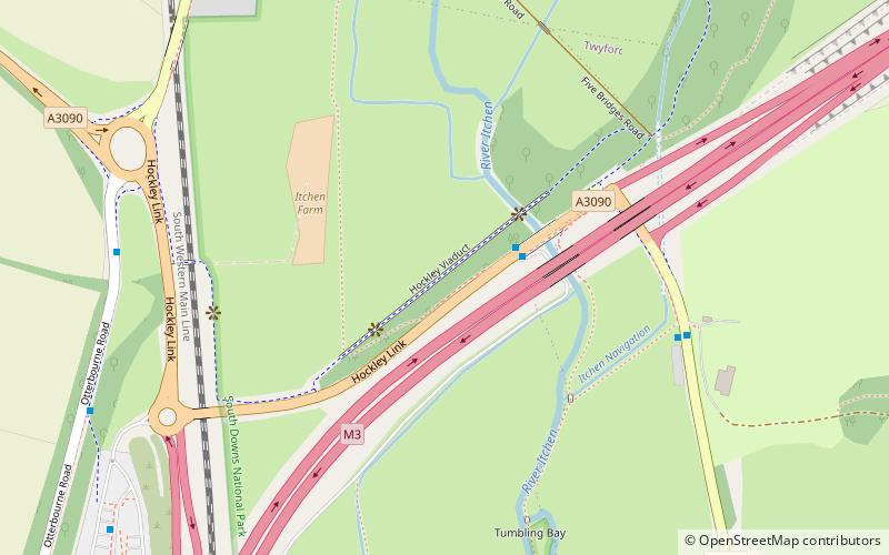 Hockley Railway Viaduct location map