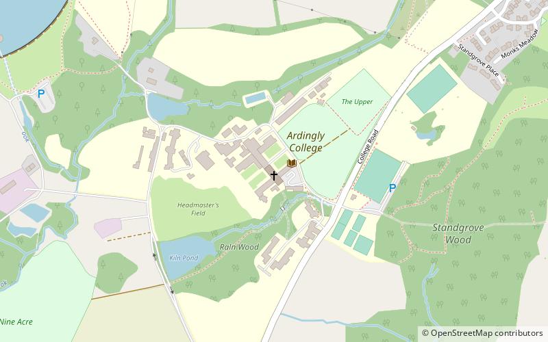 Ardingly College Chapel location map
