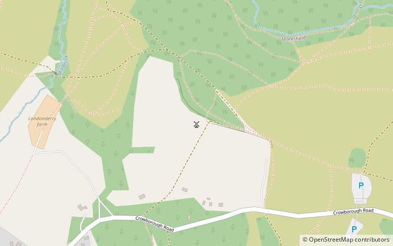 Nutley Windmill location map