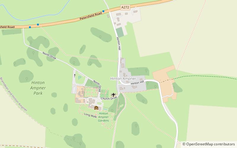 Hinton Ampner location map