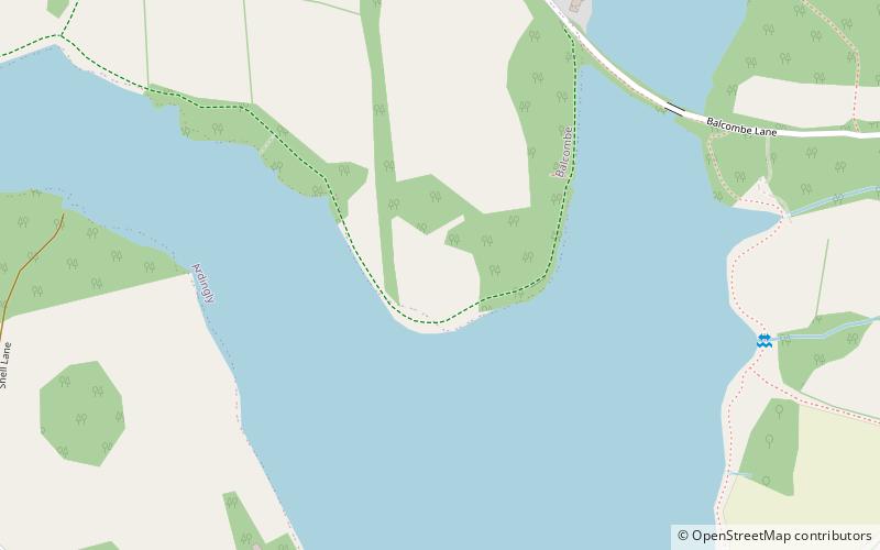 Ardingly Reservoir location map