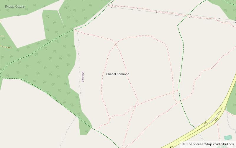 Chapel Common location map