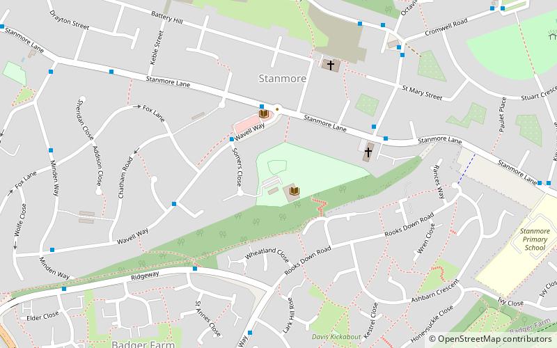 Franciscan Friary location map