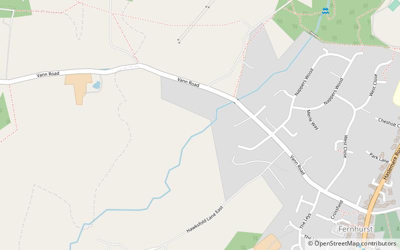 Perry Copse Outcrop location map