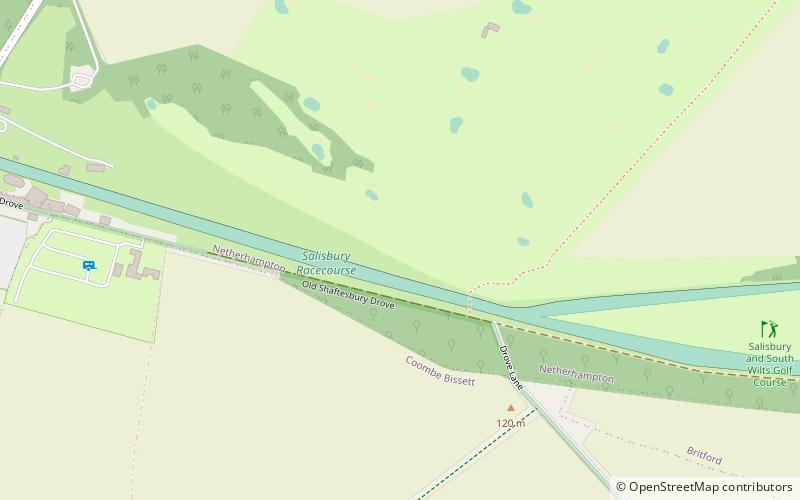 Salisbury Racecourse location map