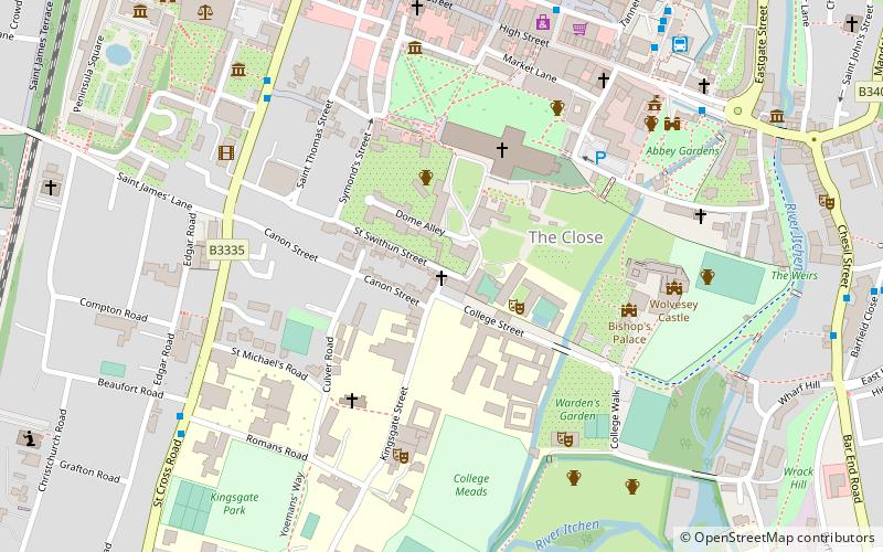 St Swithun-upon-Kingsgate Church location map