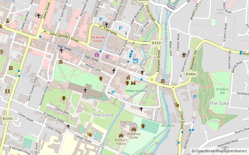Winchester Guildhall location map