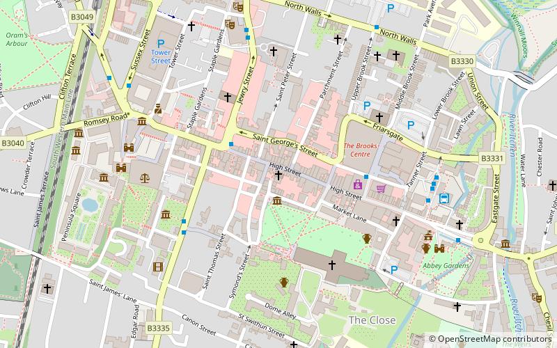 St Lawrence Church location map