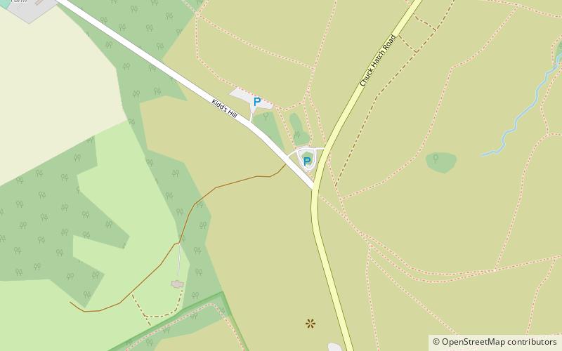 hundert morgen wald ashdown forest location map