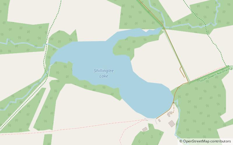 Shillinglee Lake location map
