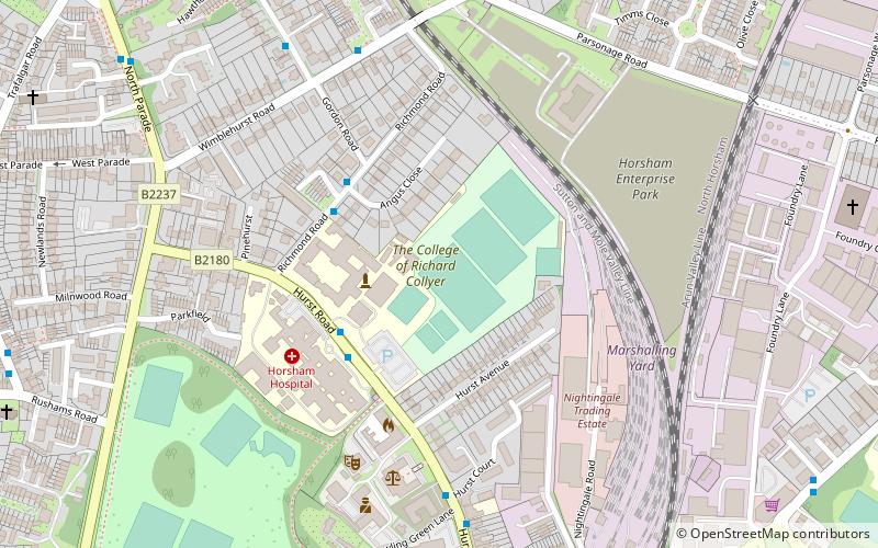 The College of Richard Collyer location map