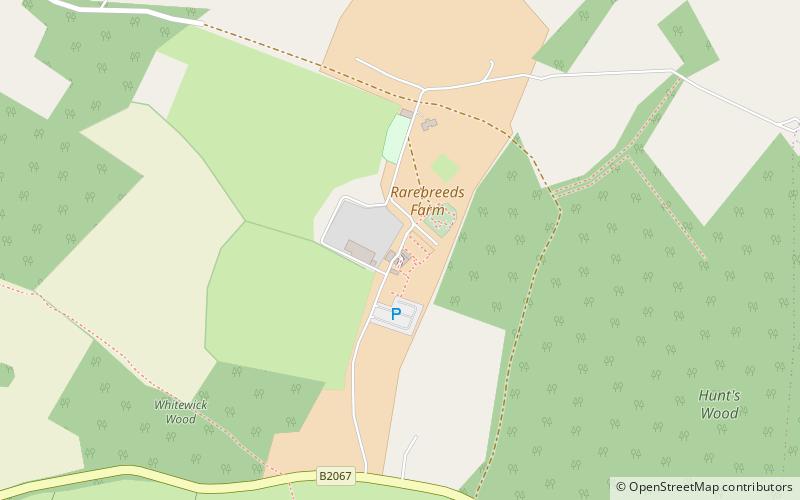 Rare Breeds Centre location map