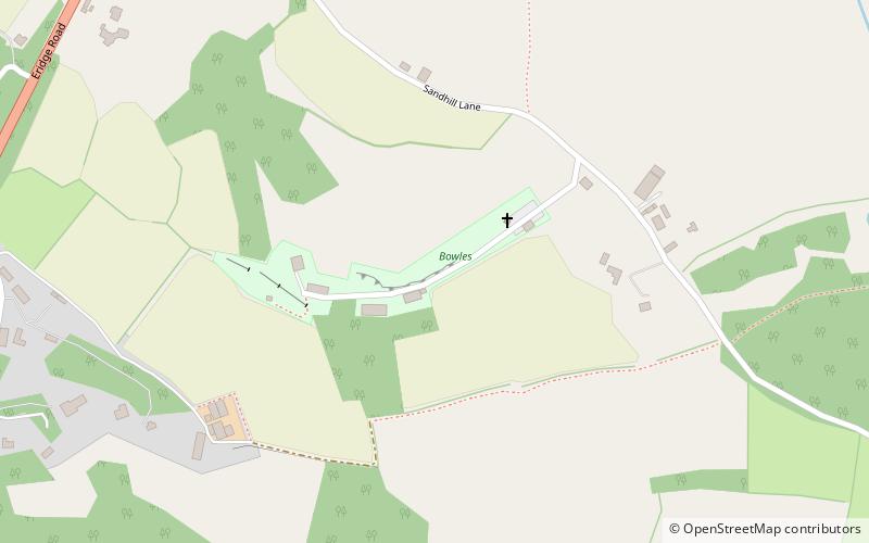 Bowles Rocks location map