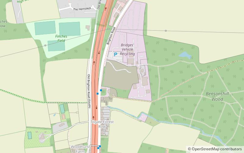 cedars crawley location map