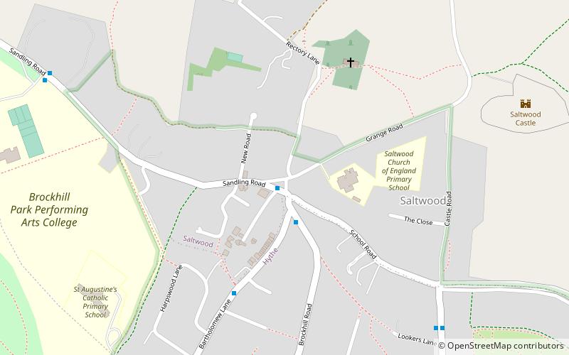 Saltwood location map