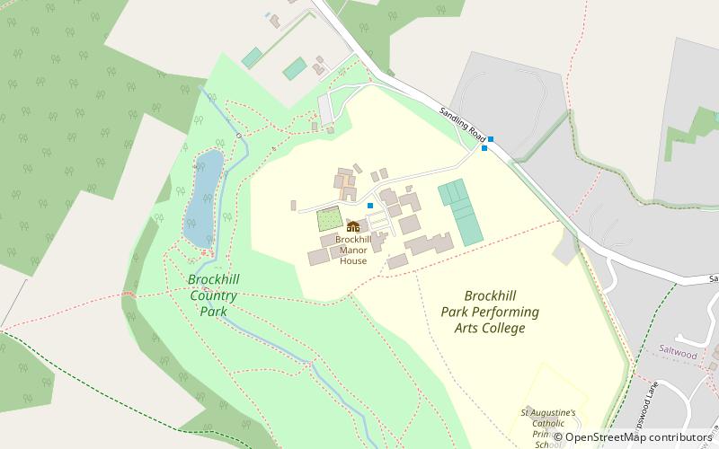 Brockhill Park Performing Arts College location map