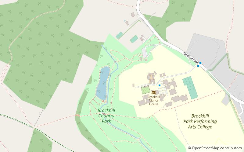Brockhill Country Park location map