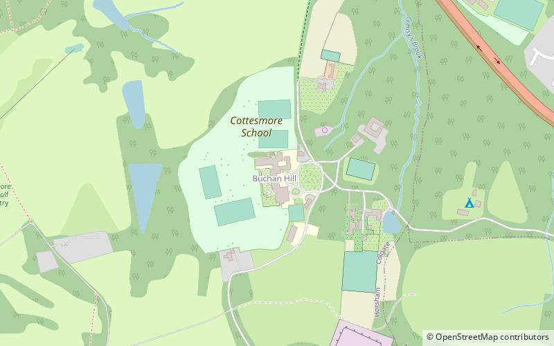 Cottesmore School location map