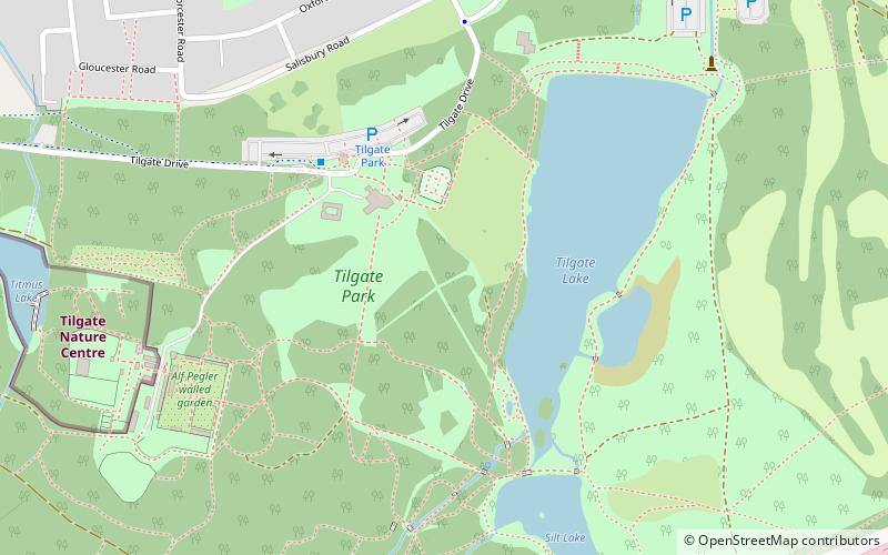 Tilgate Park location map