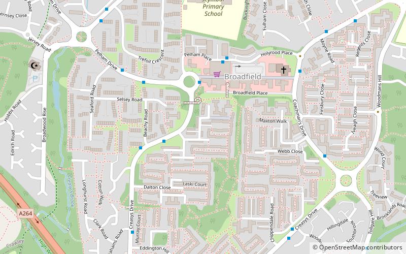 Broadfield location map