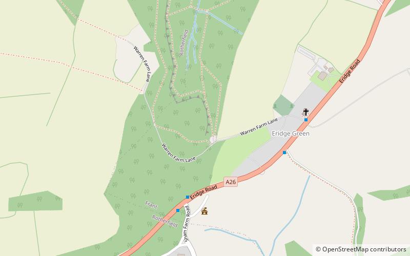 Eridge Green location map