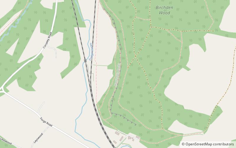 Harrison's Rocks location map