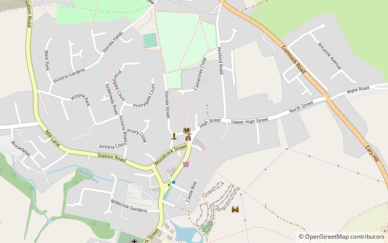 Needful Things of Castle Cary location map