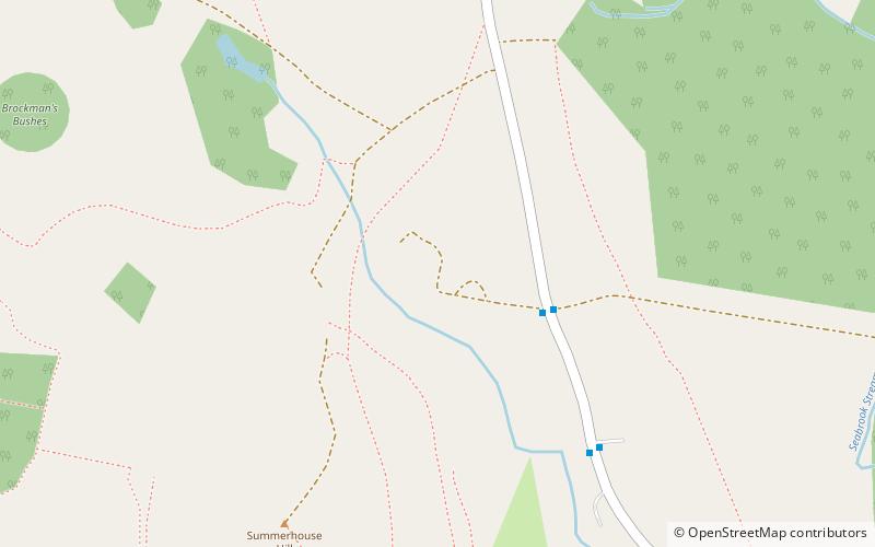 Beachborough Manor location map