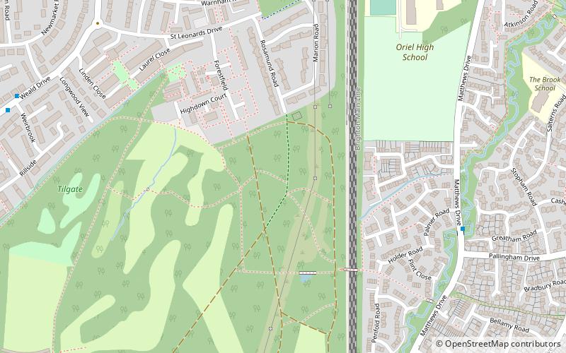 Tilgate Forest location map