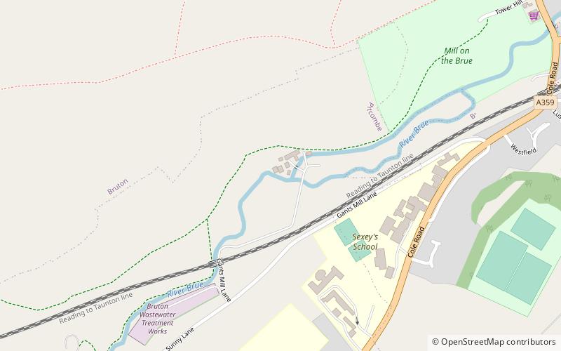 Gants Mill location map