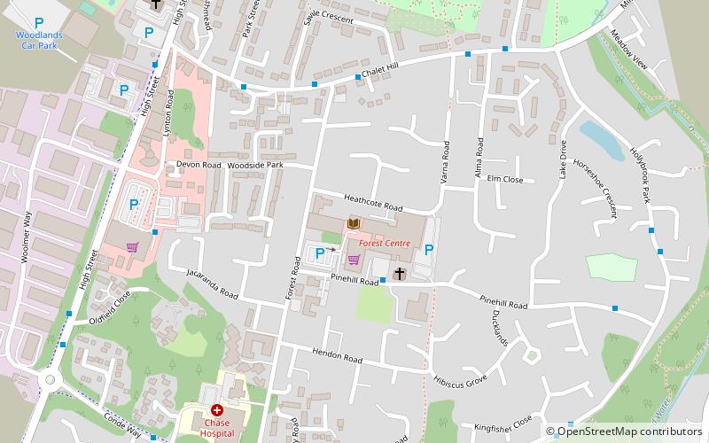 Bordon Library location map