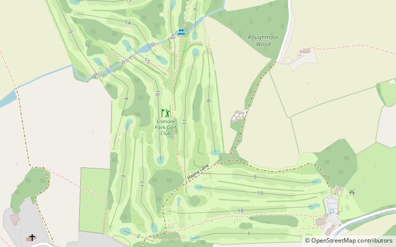 Enmore Park Golf Club location map