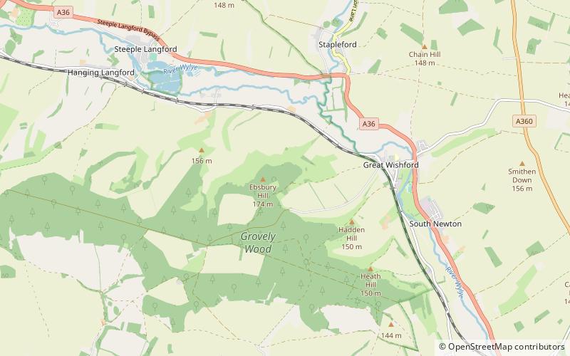 Ebsbury location map
