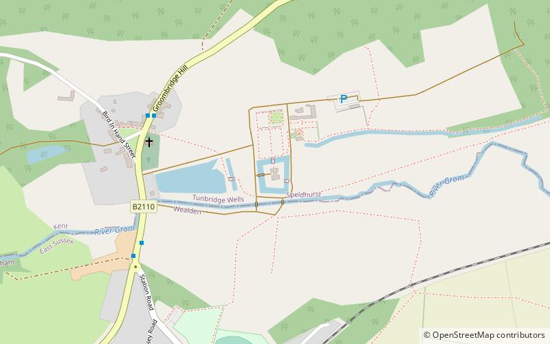 Groombridge Place location map