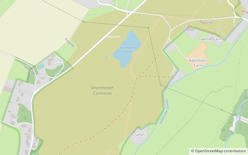 Shortheath Common location map