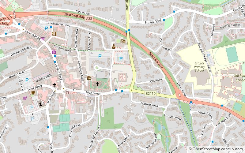 Sackville College location map