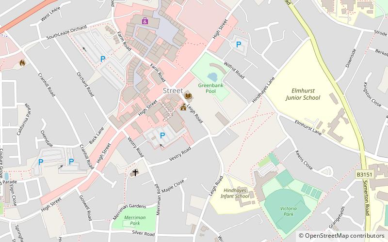 Street Methodist Church location map