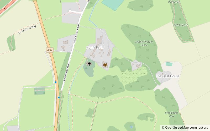 Chawton House Library location map