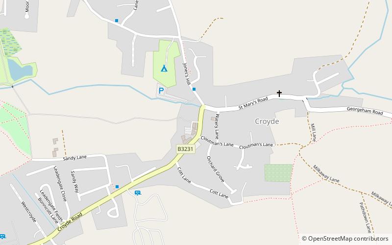 Surfing Croyde Bay location map