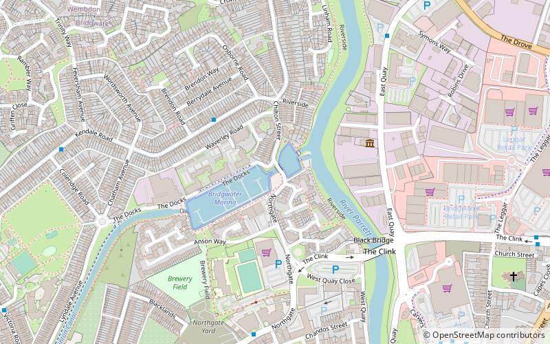 Inter-Basin Lock location map