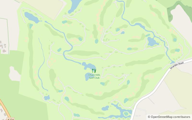 Chart Hills Golf Club location map