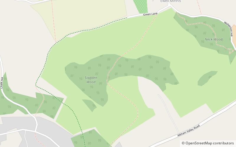 Sladden Wood location map